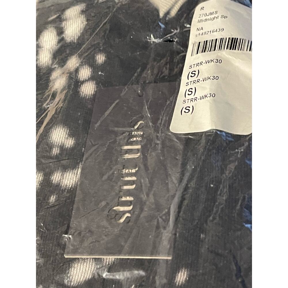 STRUT THIS Mason Oversized Sweatshirt in Midnight Splatter Small NWT - Picture 8 of 9
